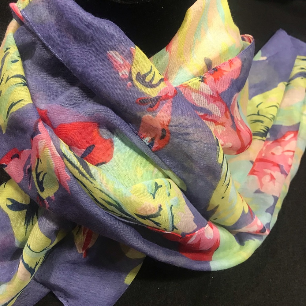 Floral scarf
